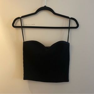 Babaton sculpt knit sweetheart tube top